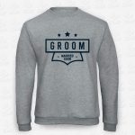 Sweatshirt Groom – Married Soon – STAMP – Loja Online de T-shirts