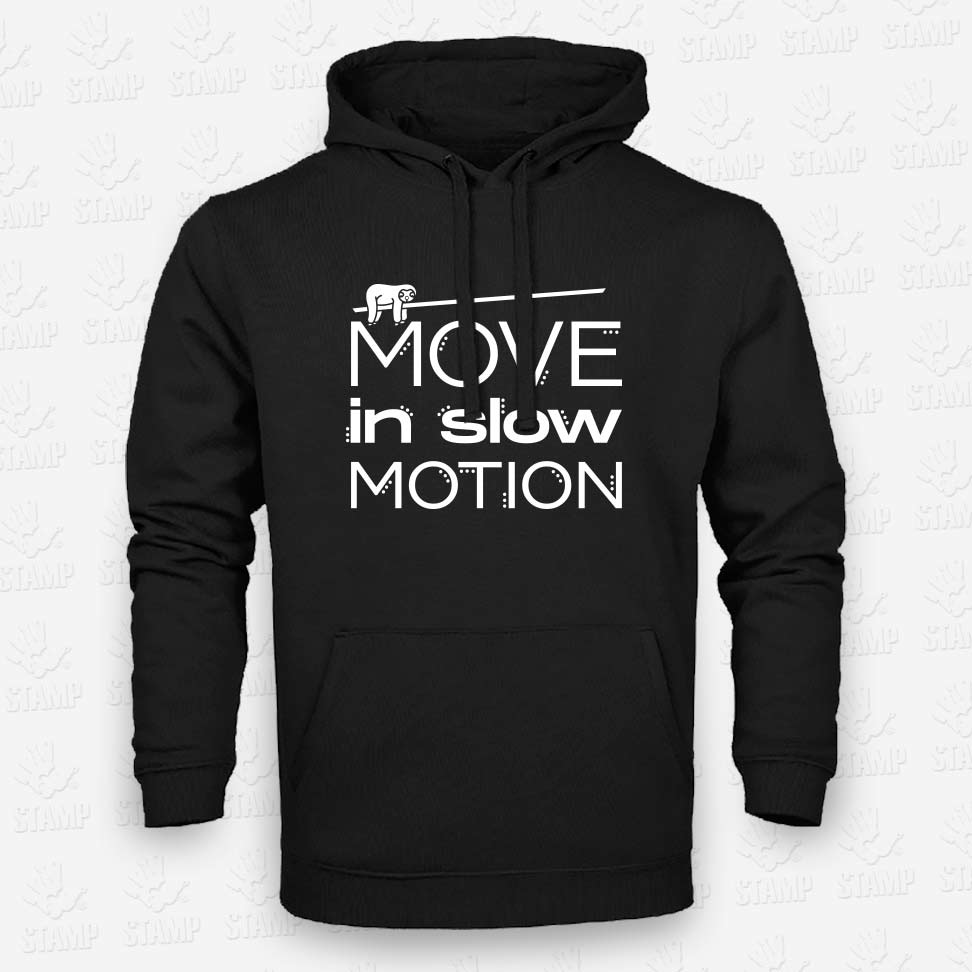 Hoodie Move in Slow Motion – STAMP – Loja Online de T-shirts