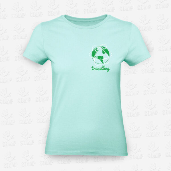 T-shirt Feminina Travelling – STAMP – Loja Online