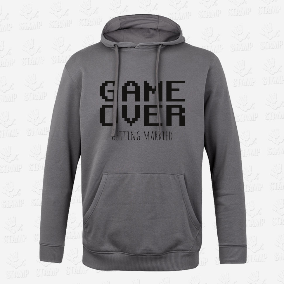 Hoodie GAME OVER – Getting Married – STAMP – Loja Online de T-shirts