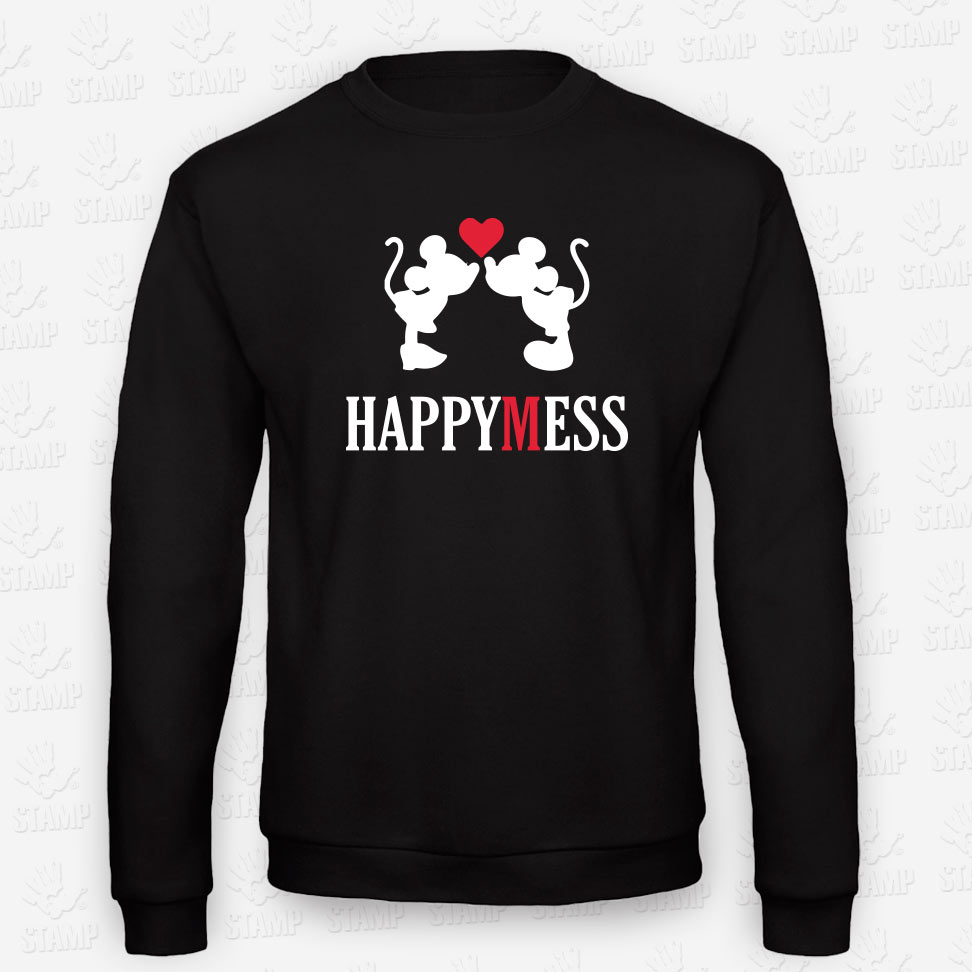Sweatshirt HAPPYMESS – STAMP – Loja Online de T-shirts