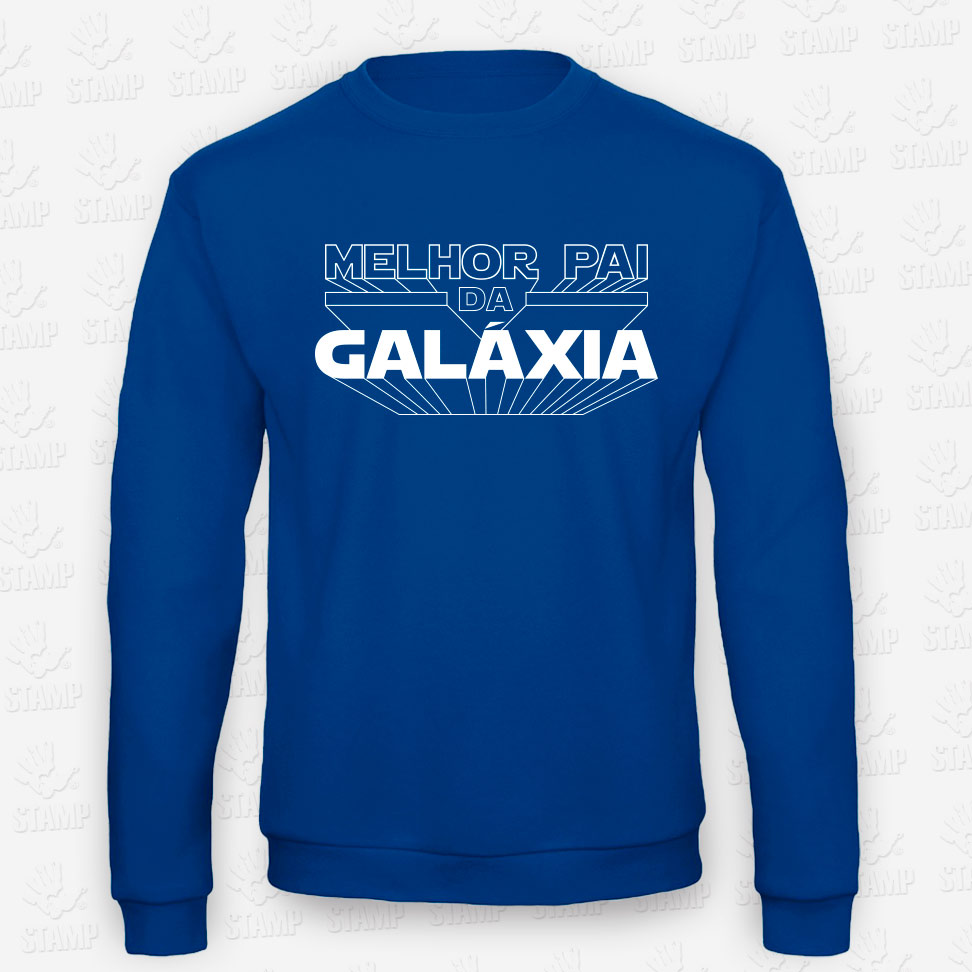 Sweatshirt Melhor Pai da Galáxia – STAMP – Loja Online de T-shirts