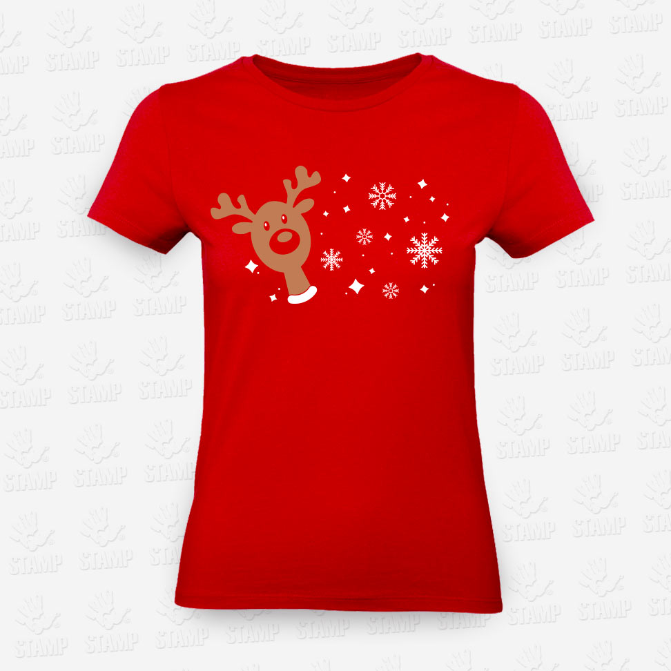 T-shirt Feminina Rena d’Natal – STAMP – Loja Online