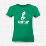 T-shirt Feminina Shut up - Think first – STAMP – Loja Online