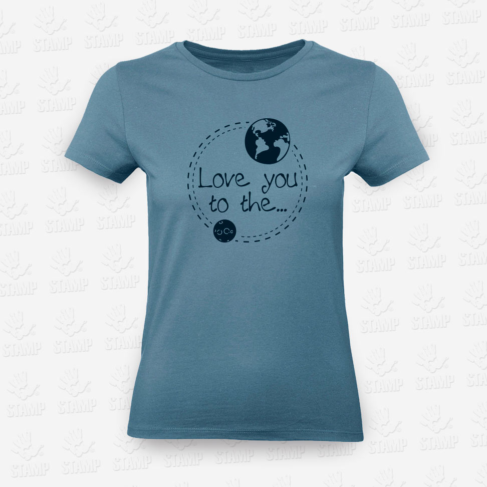 T-shirt Feminina LOVE YOU – STAMP – Loja Online