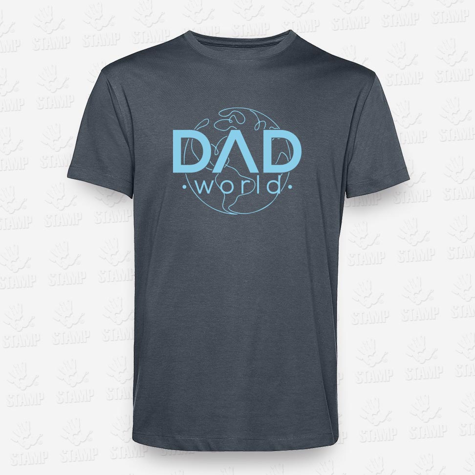 T-shirt Dad World – STAMP – Loja Online
