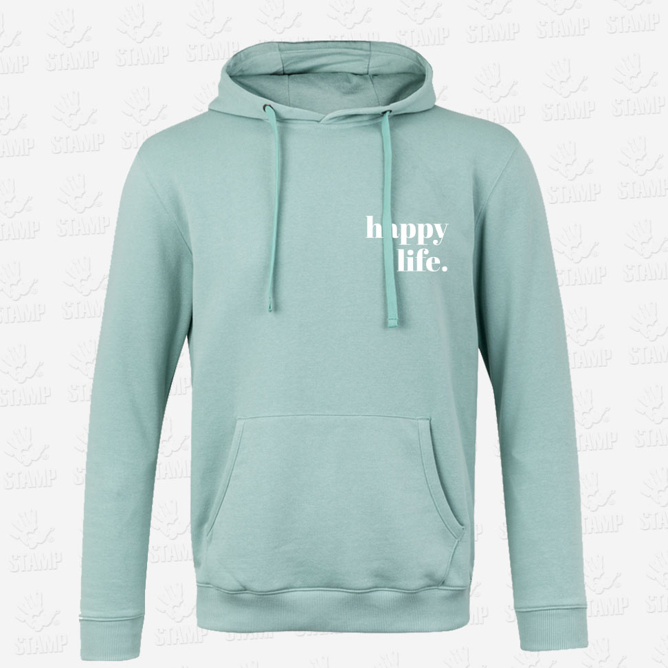 Hoodie Happy Life – STAMP – Loja Online de T-shirts