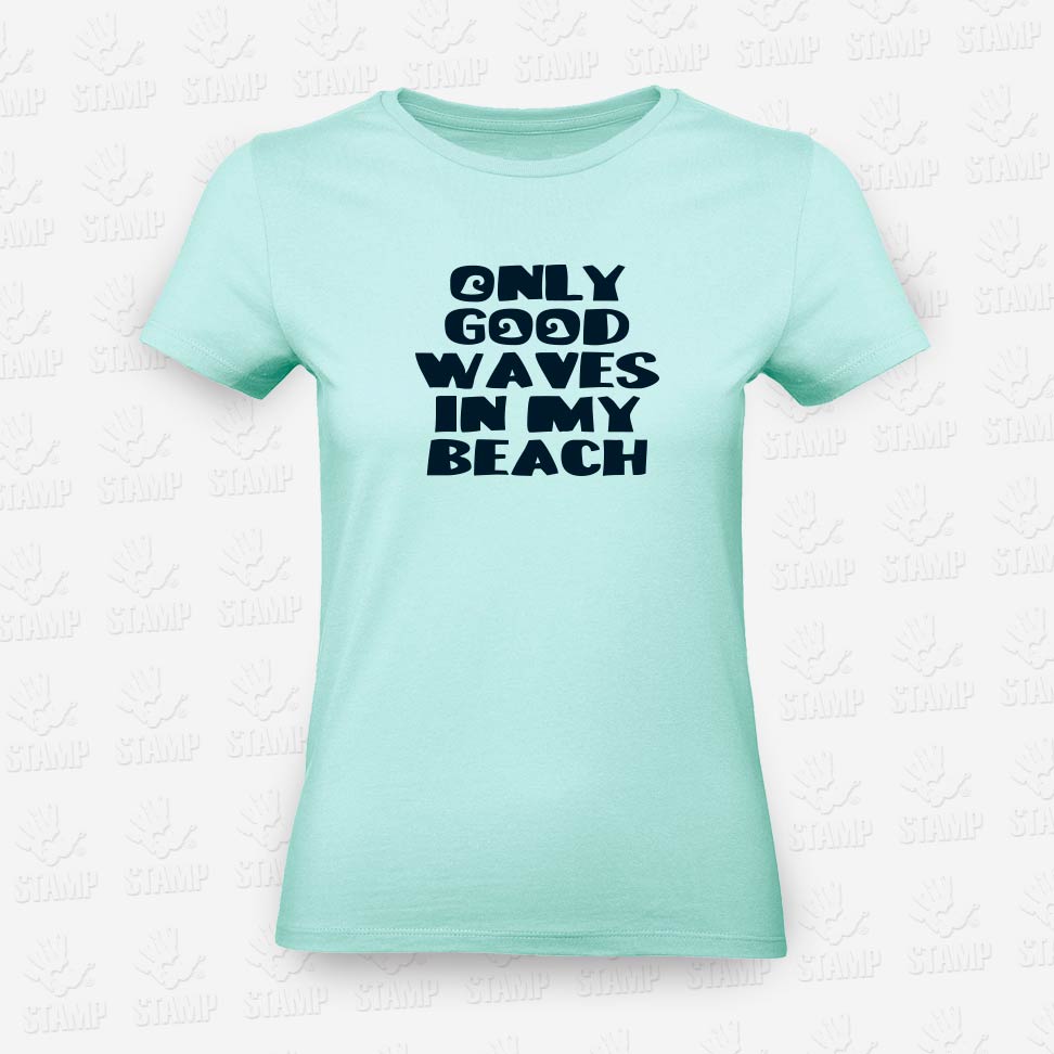 T-shirt Feminina Good Waves – STAMP – Loja Online