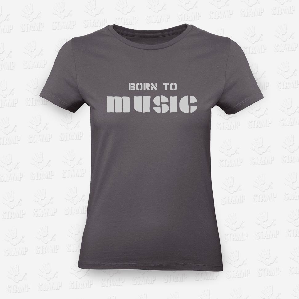 T-shirt Feminina Born to Music – STAMP – Loja Online