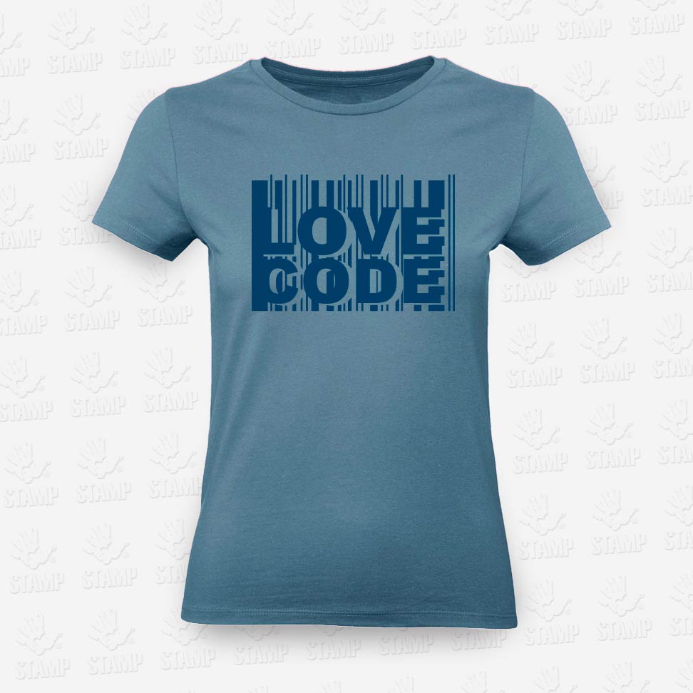 T-shirt Feminina Love Code I – STAMP – Loja Online