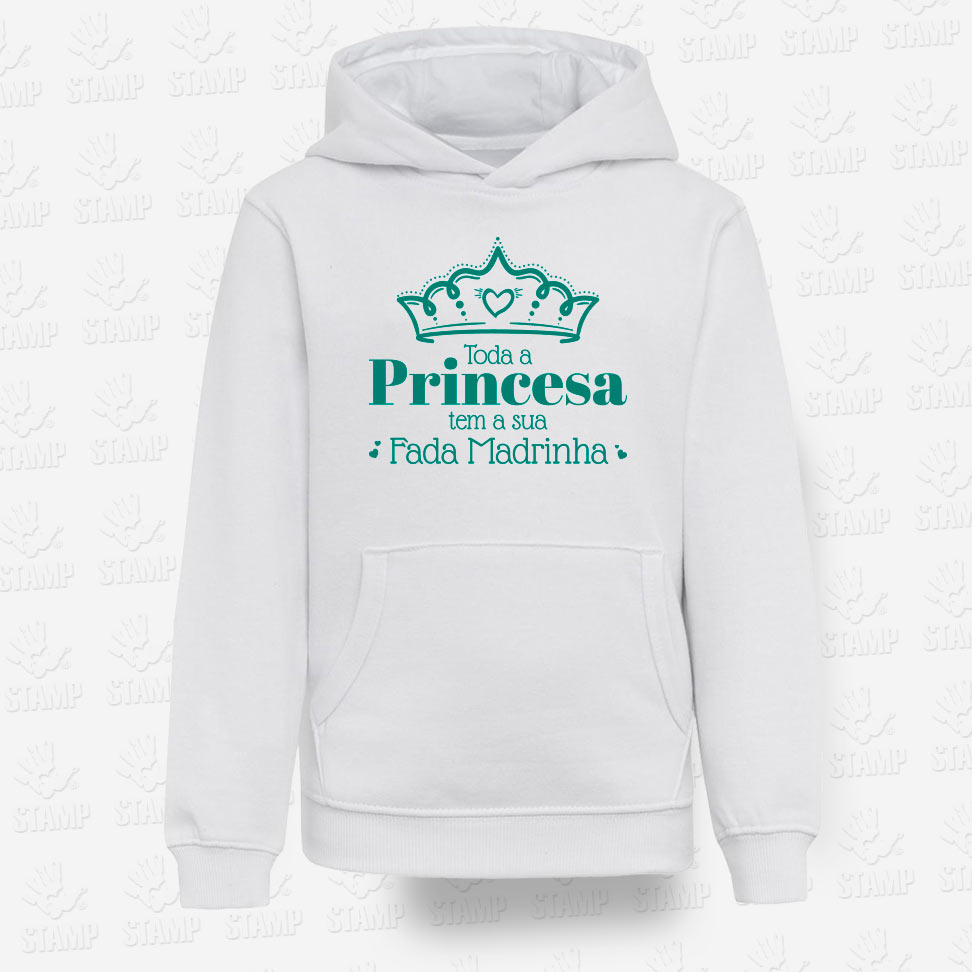 Hoodie de Criança – Princesa – Fada Madrinha – STAMP – Loja Online de T-shirts