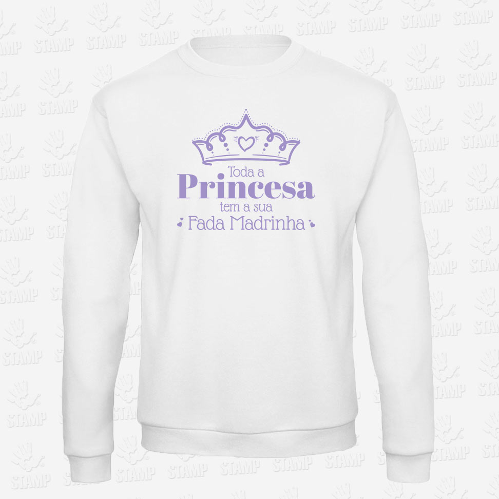 Sweatshirt Princesa – Fada Madrinha – STAMP – Loja Online de T-shirts