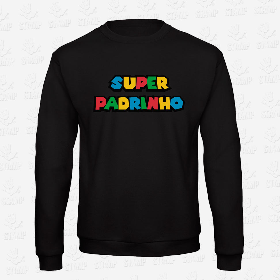 Sweatshirt Super Padrinho – STAMP – Loja Online de T-shirts