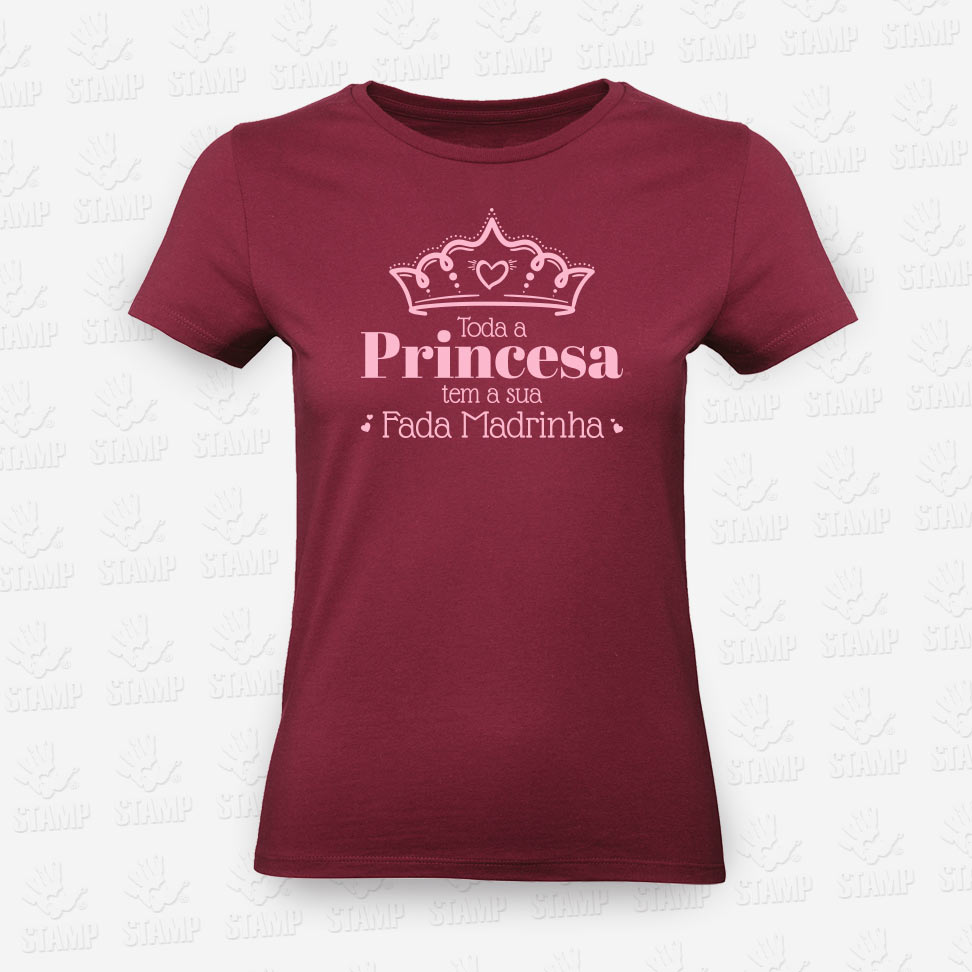 T-shirt Feminina Princesa – Fada Madrinha – STAMP – Loja Online