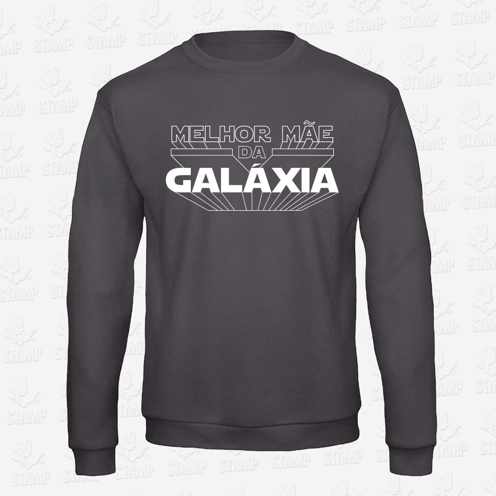 Sweatshirt Melhor Mãe da Galáxia – STAMP – Loja Online de T-shirts
