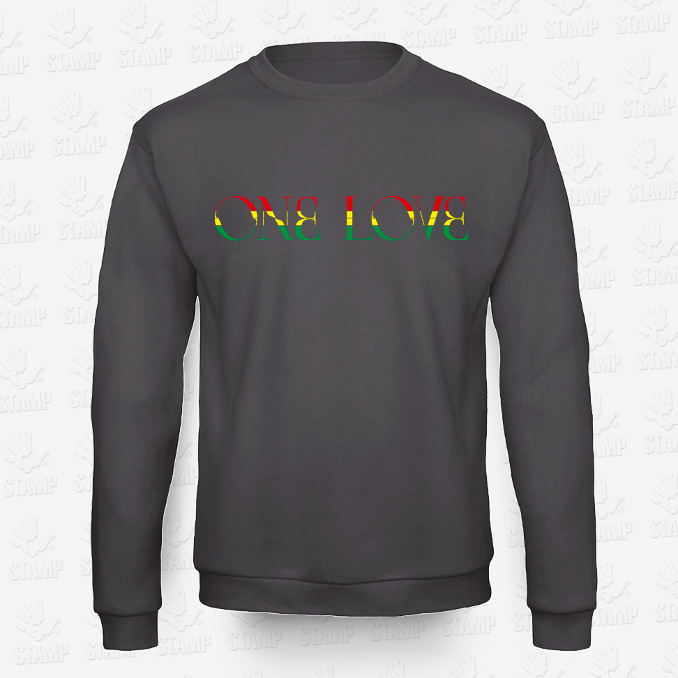 Sweatshirt One Love – STAMP – Loja Online de T-shirts