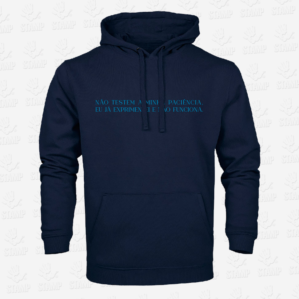 Hoodie Paciência – STAMP – Loja Online de T-shirts