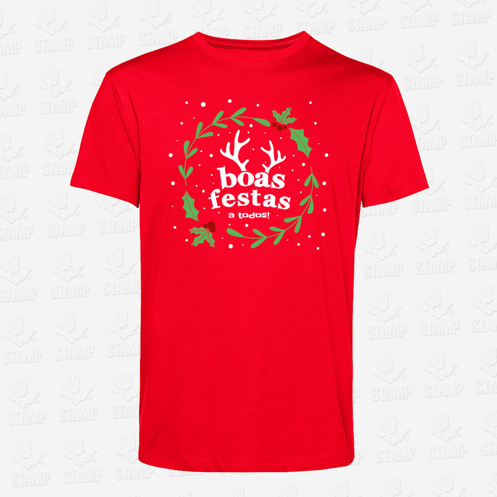 T-shirt de Criança NATAL – Boas Festas – STAMP – Loja Online