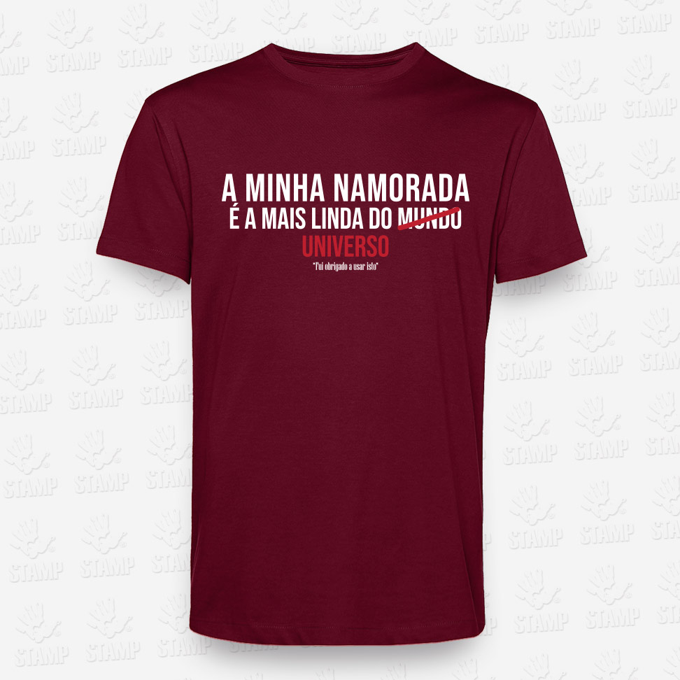 T-shirt A minha Namorada… – STAMP – Loja Online