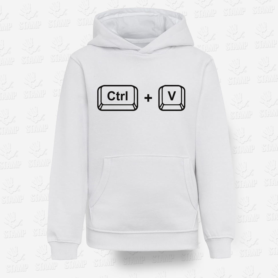 Hoodie de Criança Ctrl V – STAMP – Loja Online de T-shirts