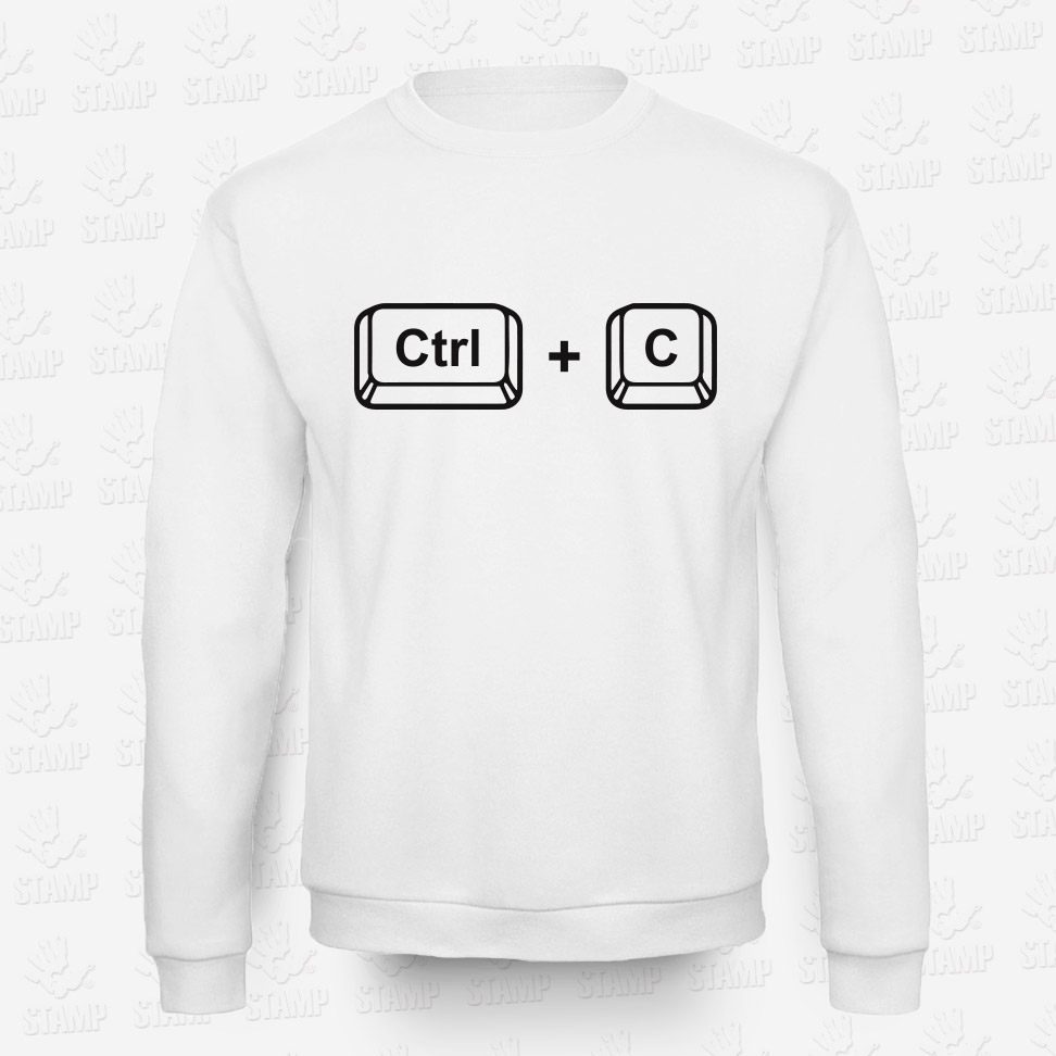 Sweatshirt Ctrl + C – STAMP – Loja Online de T-shirts