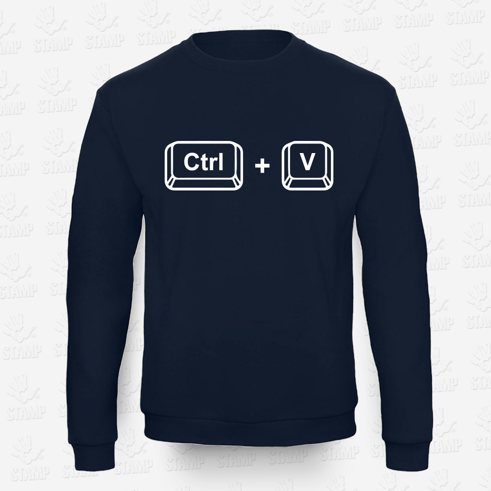 Sweatshirt Ctrl + V – STAMP – Loja Online de T-shirts