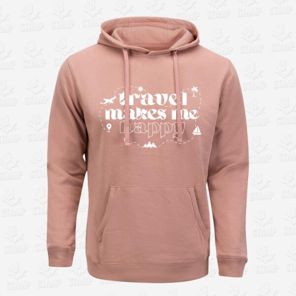 Hoodie Happy Travel – STAMP – Loja Online de T-shirts