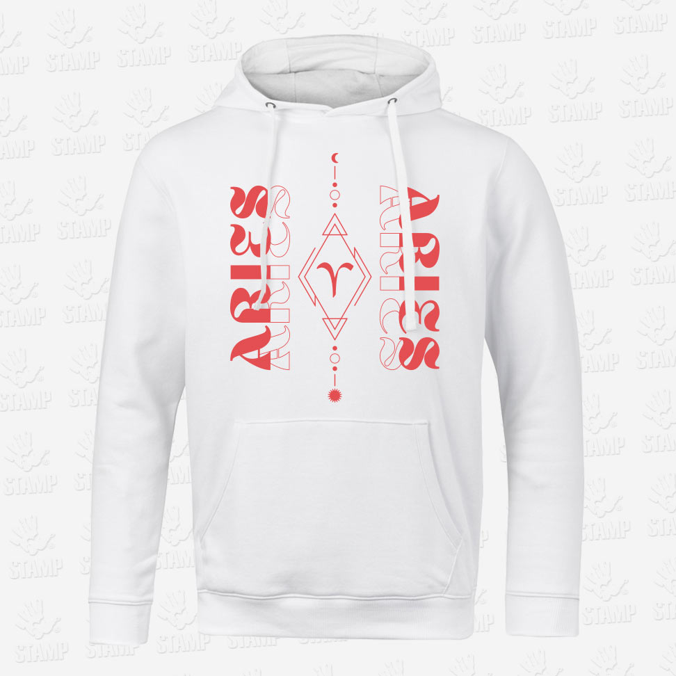 Hoodie ARIES – STAMP – Loja Online de T-shirts