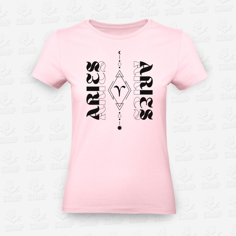 T-shirt Feminina ARIES – STAMP – Loja Online