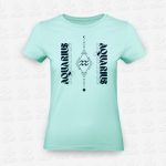 T-shirt Feminina AQUARIUS – STAMP – Loja Online