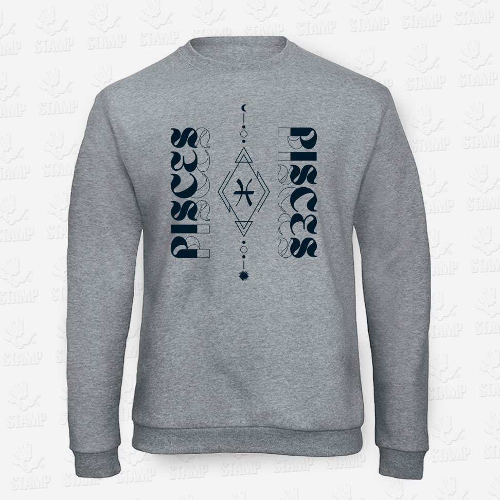 Sweatshirt PISCES – STAMP – Loja Online de T-shirts