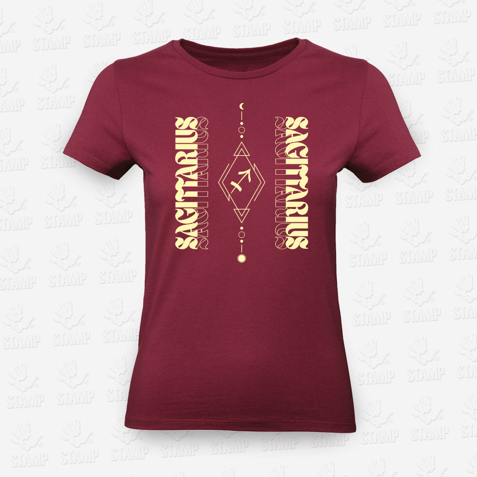 T-shirt Feminina SAGITTARIUS – STAMP – Loja Online