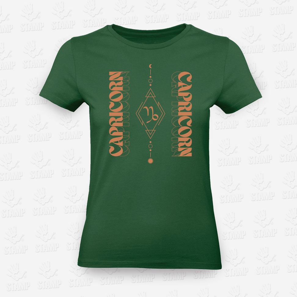T-shirt Feminina CAPRICORN – STAMP – Loja Online