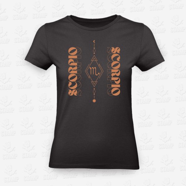 T-shirt Feminina SCORPIO – STAMP – Loja Online