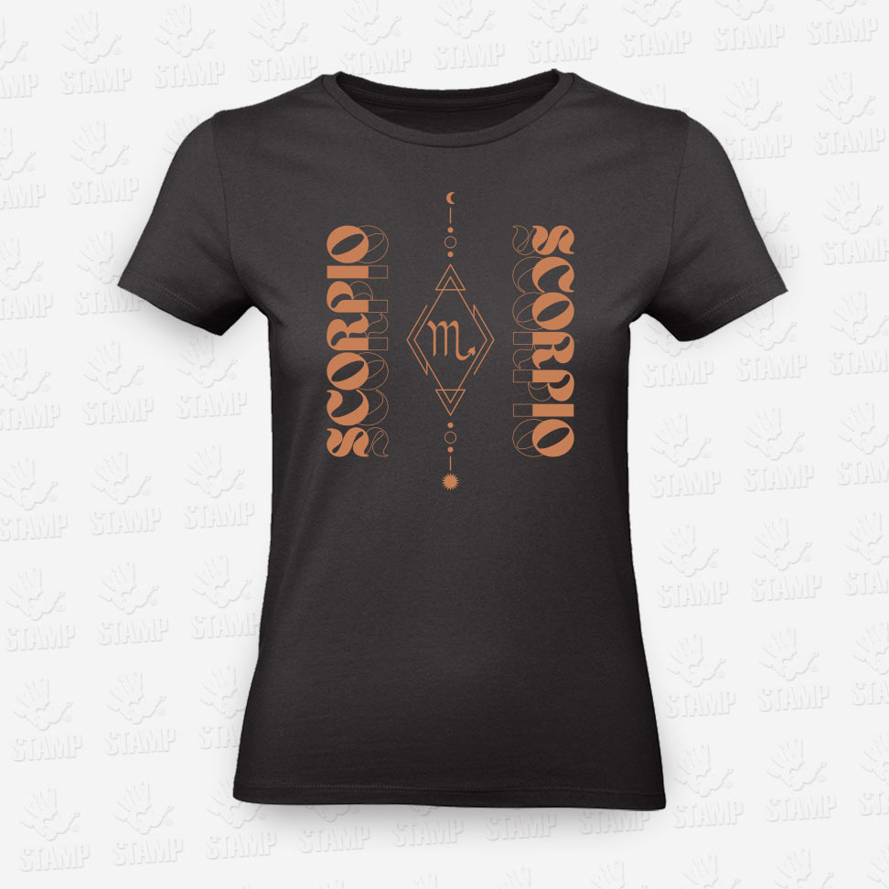 T-shirt Feminina SCORPIO – STAMP – Loja Online