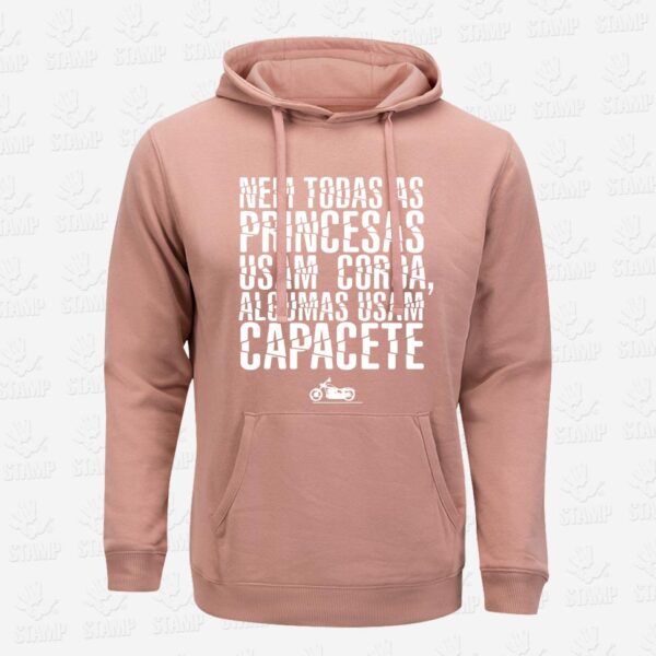 Hoodie Princesas de Capacete – STAMP – Loja Online de T-shirts
