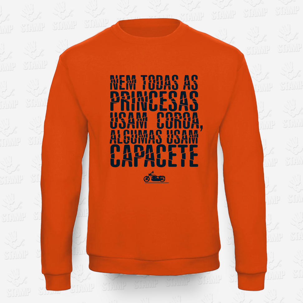 Sweatshirt Princesas de Capacete – STAMP – Loja Online de T-shirts