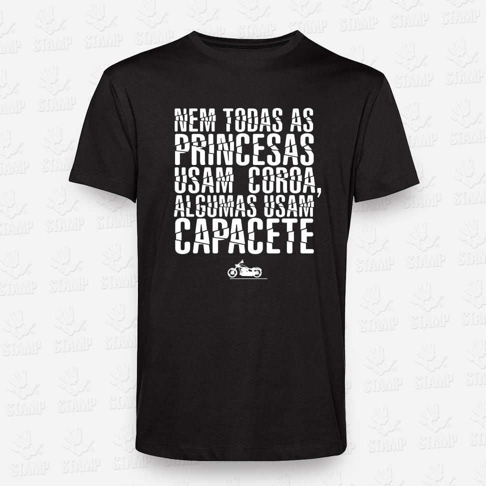 T-shirt Princesas de Capacete – STAMP – Loja Online