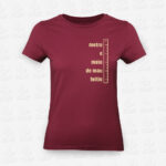 T-shirt Feminina Metro e meio de mau Feitio – STAMP – Loja Online