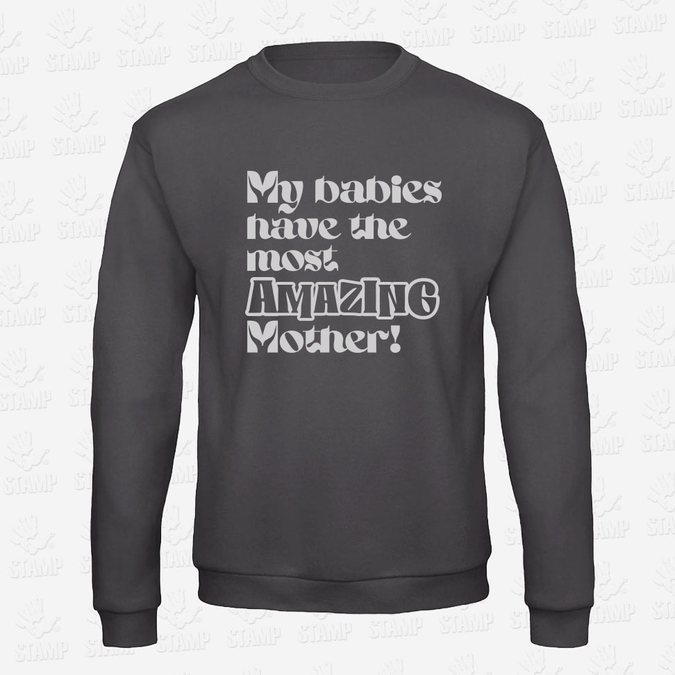 Sweatshirt Amazing Mother – STAMP – Loja Online de T-shirts