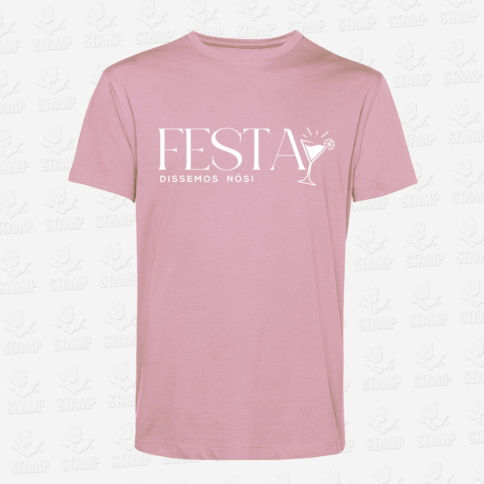 T-shirt – FESTA – Dissemos Nós! – STAMP – Loja Online