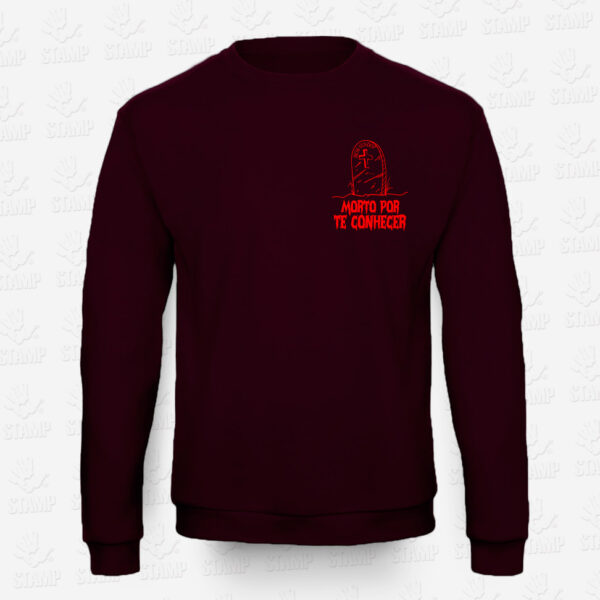 Sweatshirt Morto por te Conhecer – STAMP – Loja Online de T-shirts