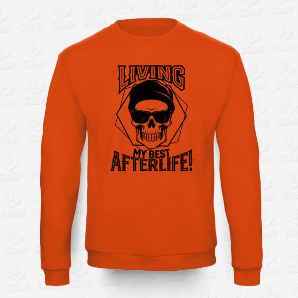 Sweatshirt Living Afterlife! – STAMP – Loja Online de T-shirts