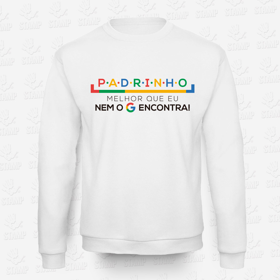 Sweatshirt PADRINHO melhor não se encontra! – STAMP – Loja Online de T-shirts