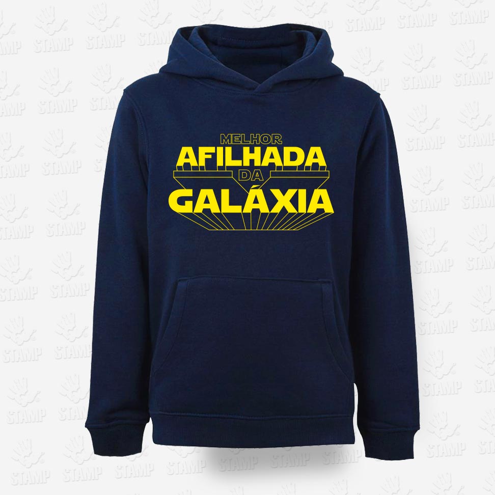 Hoodie de criança – Melhor Afilhada da Galáxia – STAMP – Loja Online de T-shirts