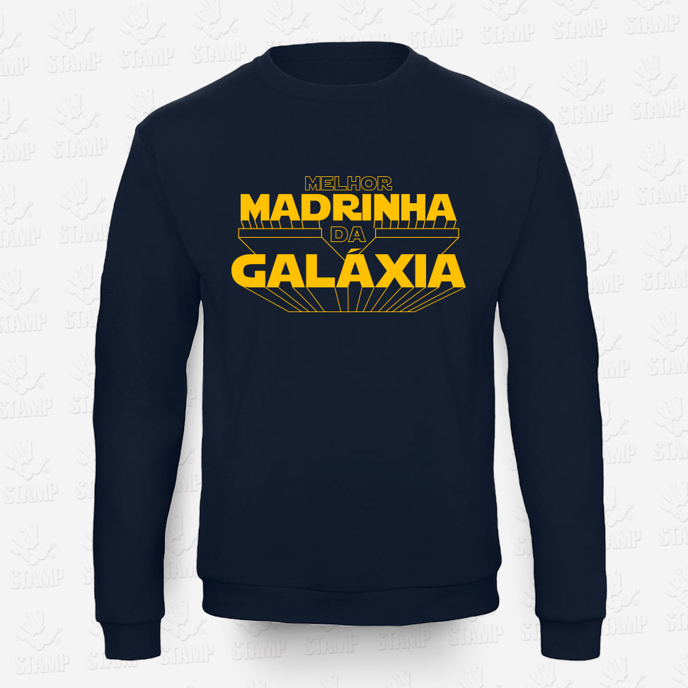 Sweatshirt Melhor Madrinha da Galáxia – STAMP – Loja Online de T-shirts