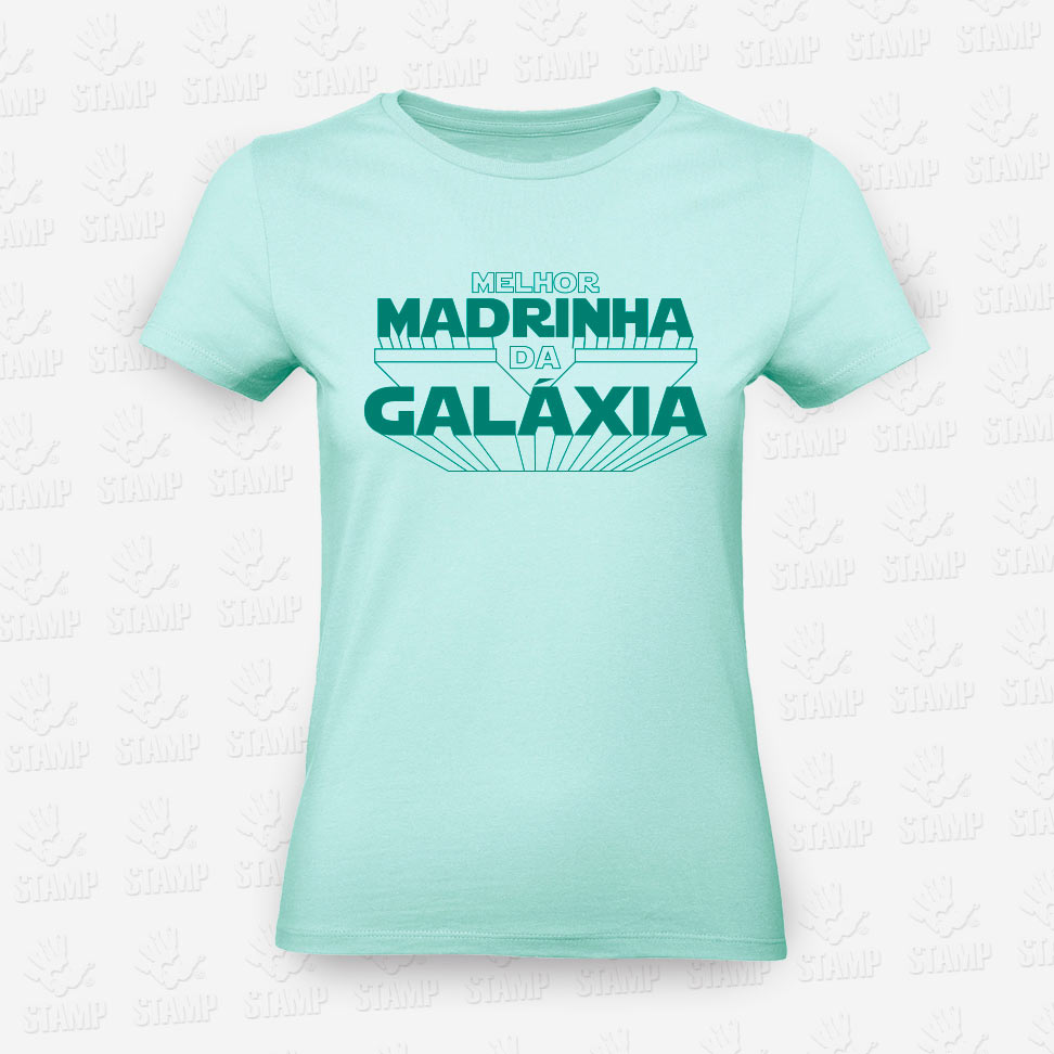 T-shirt Feminina Melhor Madrinha da Galáxia – STAMP – Loja Online