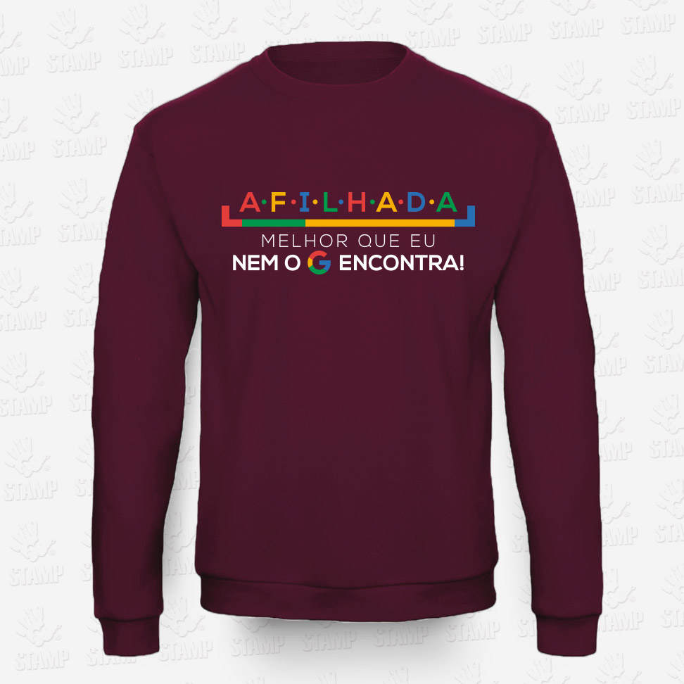 Sweatshirt de criança – AFILHADA melhor não se encontra! – STAMP – Loja Online de T-shirts