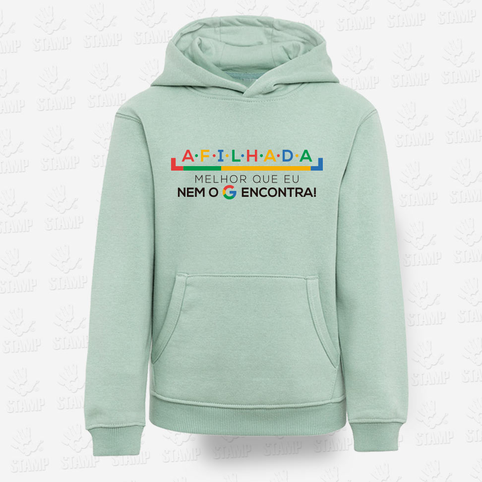 Hoodie de criança – AFILHADA melhor não se encontra! – STAMP – Loja Online de T-shirts